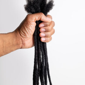 Human Hair Loc Extensions - Black Natural - Color #1B