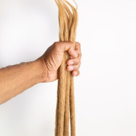 Human Hair Loc Extensions - Honey Blonde - Color #27